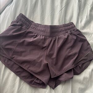 Lululemon Athletica Purple Athletic Shorts Lightweight Moisture-Wicking